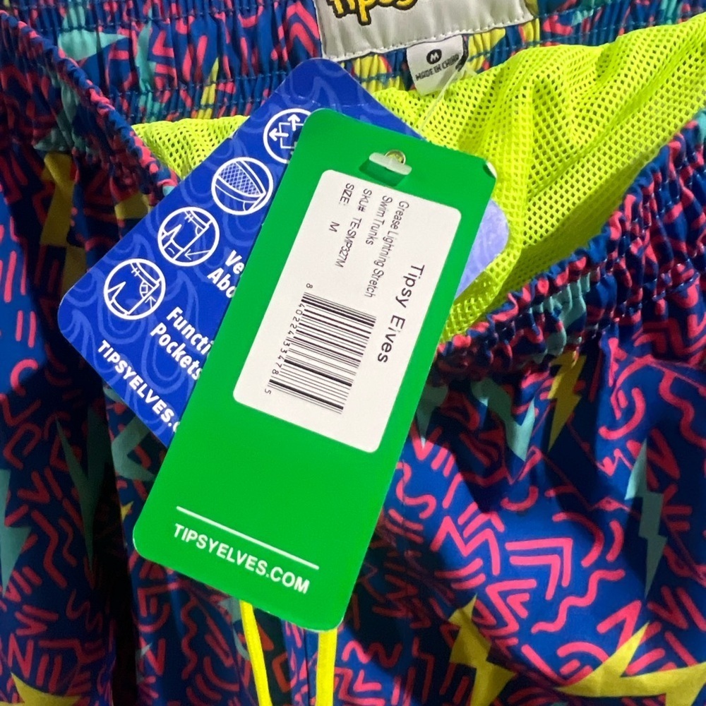 Nwt Tipsy Elves Swimming Trunks Size Medium — image 3 of 5